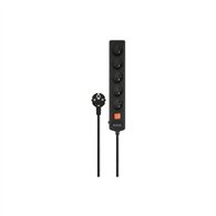 savio lz-18 base múltiple 5 m 5 salidas ac interior negro