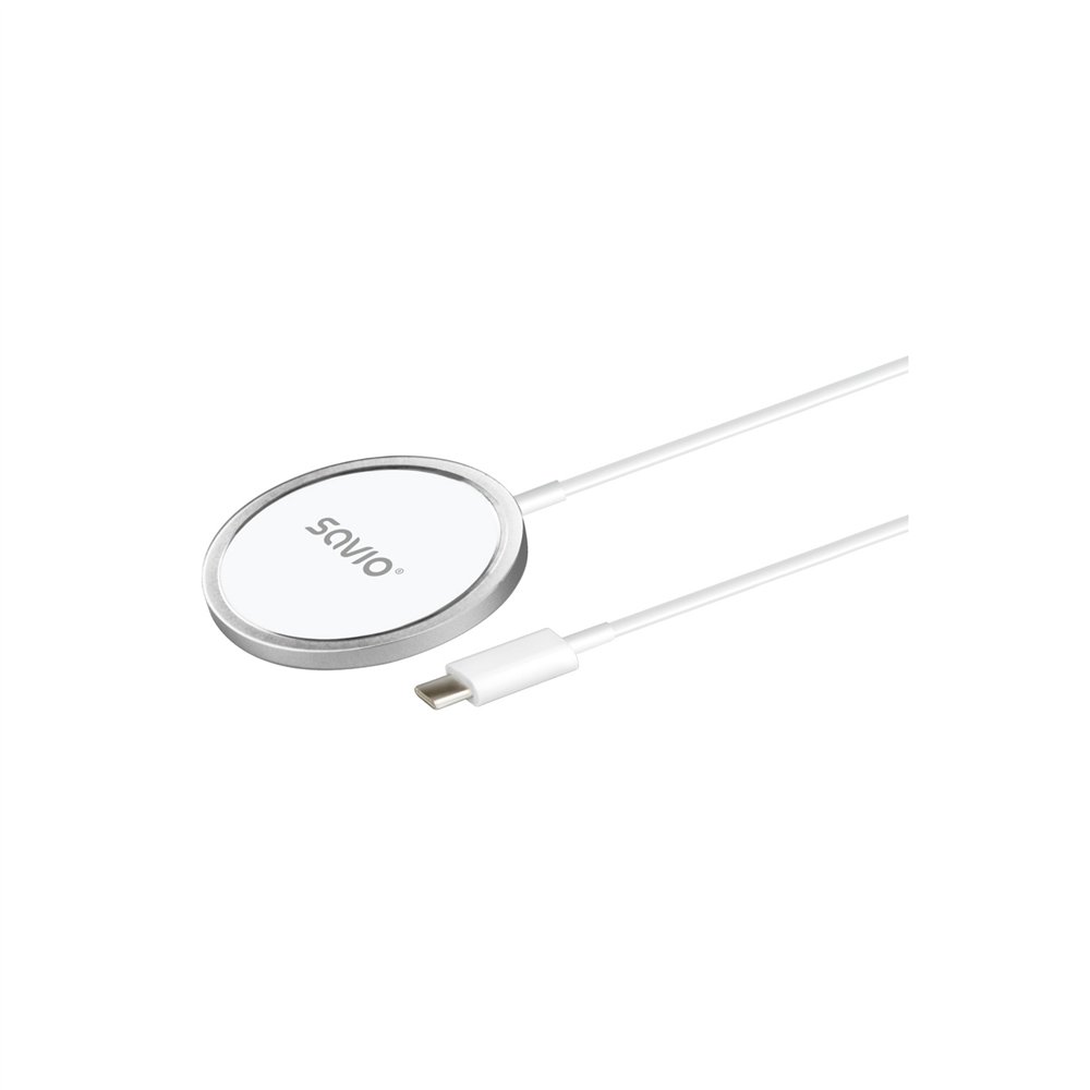 savio la-11 cargador de dispositivo móvil teléfono móvil, universal blanco cc cargador inalámbrico interior