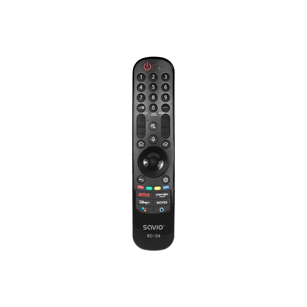 savio rc-24 mando a distancia ir inalámbrico tv, universal botones