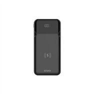 savio ba-09 batería externa polímero de litio 37 mah cargador inalámbrico negro