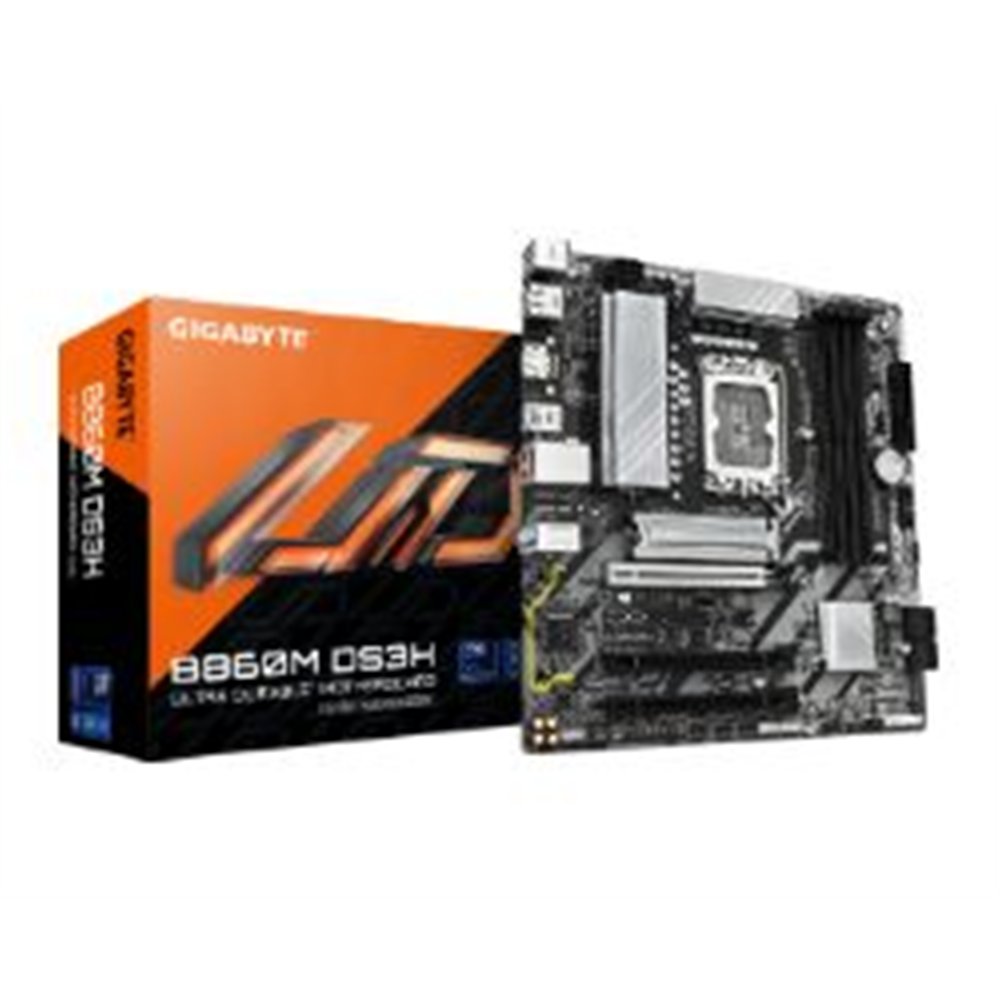 gigabyte b860m ds3h: (lga1851) 4ddr5 dp hdmi rj45 matx