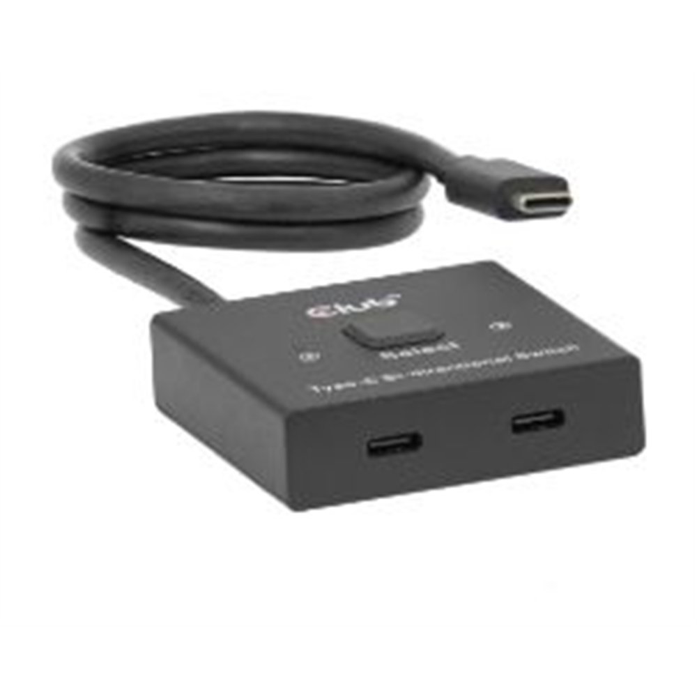 switch club 3d 8k uhd 2xusb-c 2xdp negro (csv-2511)