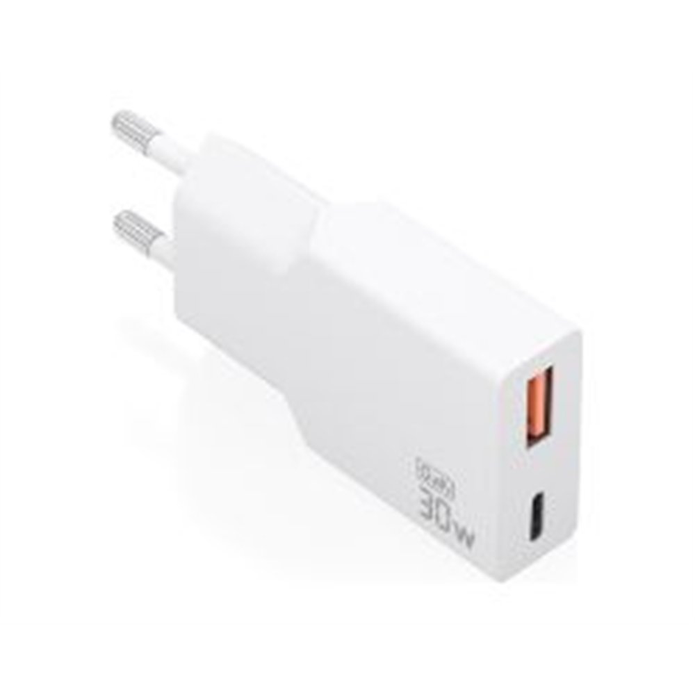 cargador pared aisens gan 30w usb-a/c blanco(a110-1002)