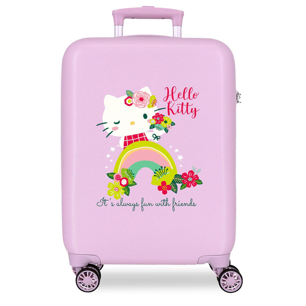 maleta trolley abs always fun with friends hello kitty 55cm