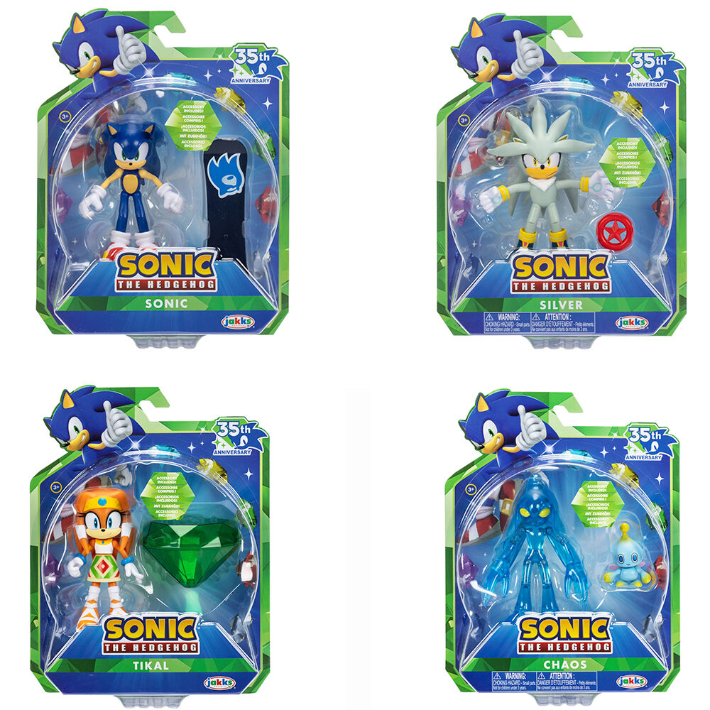 figura wave 24 sonic the hedgehog 10cm surtido