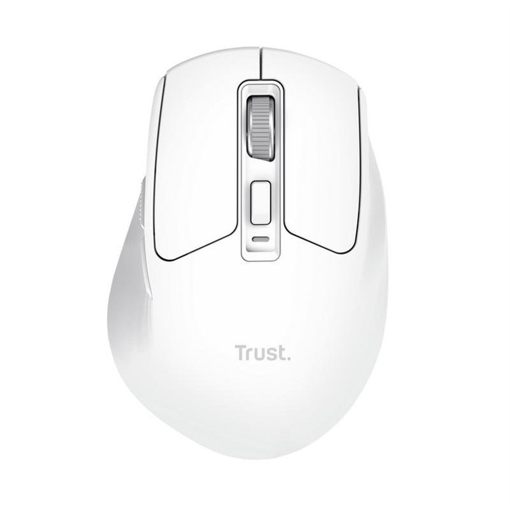raton trust niven wireless recargable usb-c white