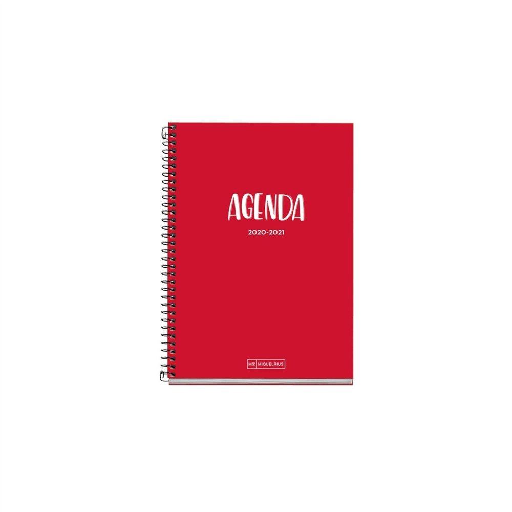 agenda escolar miquel rius school plus rojo sept 20 agosto 21 encuadernacií“n espiral 26105