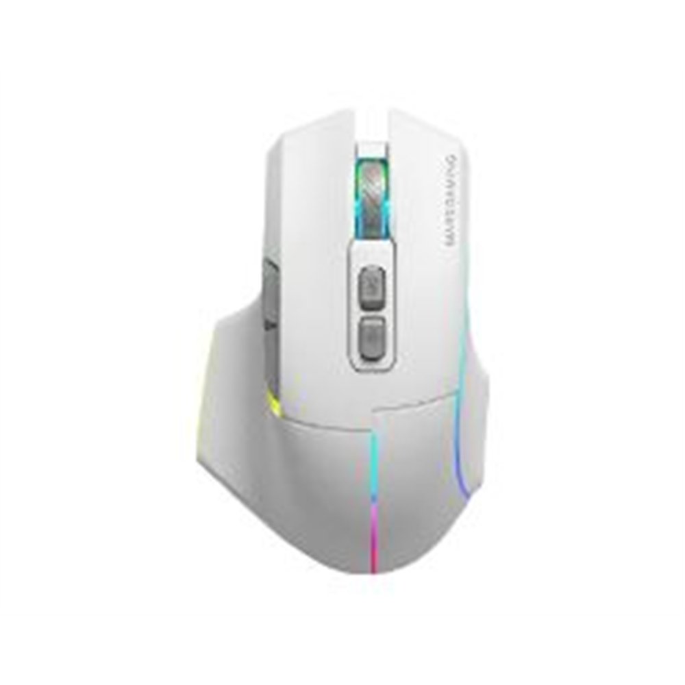 ratón mars gaming inalámbrico blanco (mmvestorw)