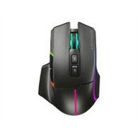 ratón mars gaming inalámbrico negro (mmwvector)