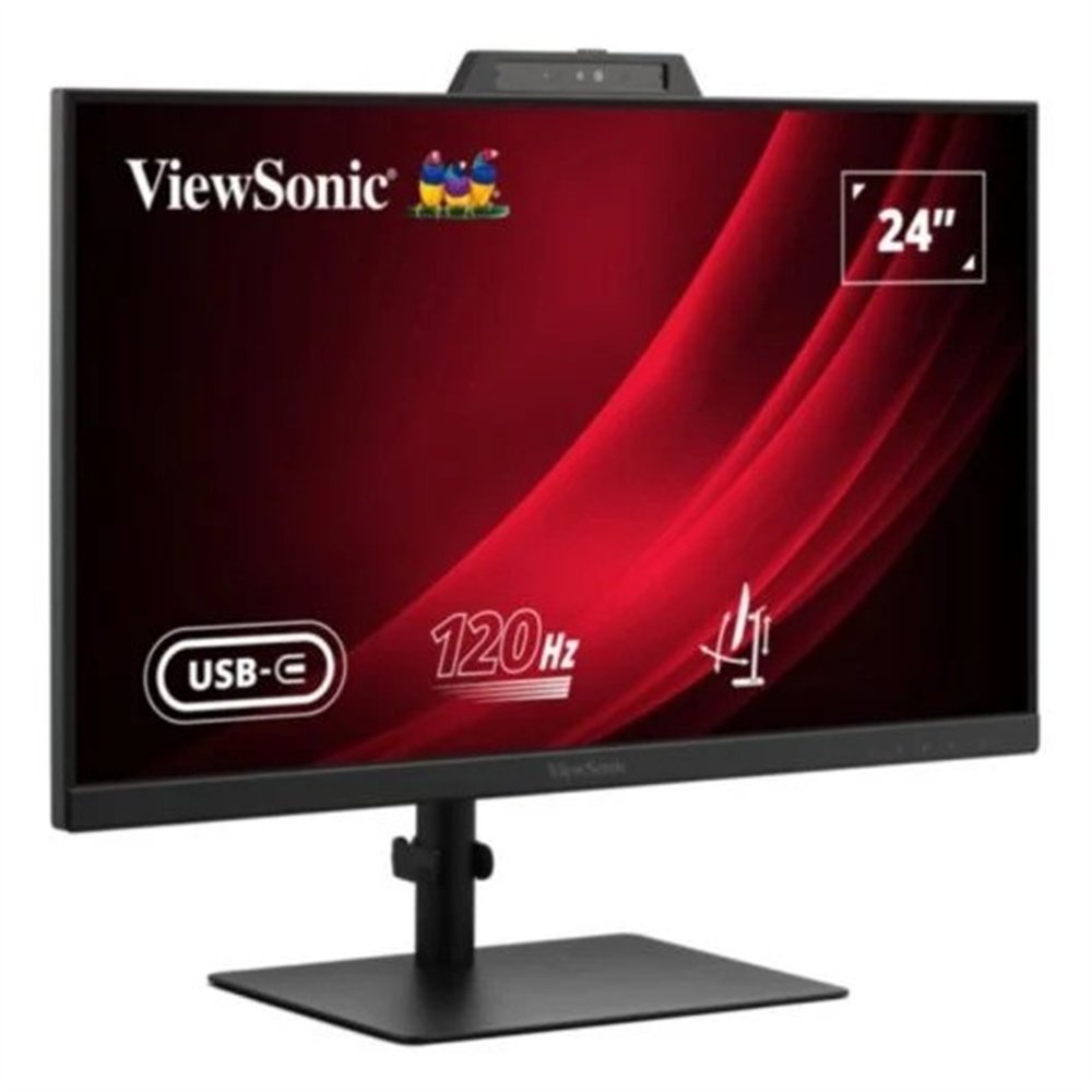 monitor viewsonic 24 ips 120hz multim ergonomico webcam hdmi dp usb 5yr gar