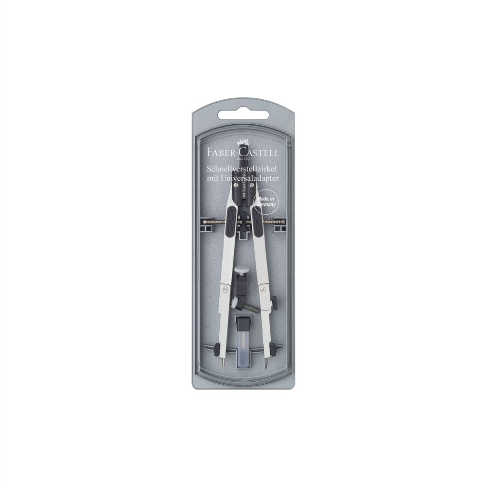 faber-castell 174014 compás negro, acero inoxidable 1 pieza(s)