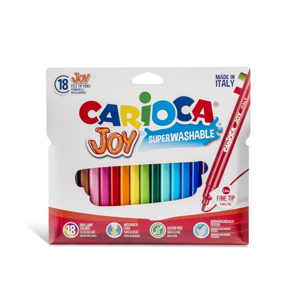 carioca 8003511405557 rotulador para colorear multicolor 18 pieza(s)