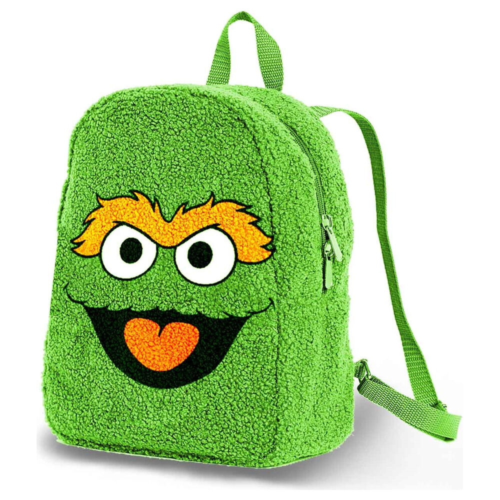 mochila peluche oscar barrio sesamo 25cm