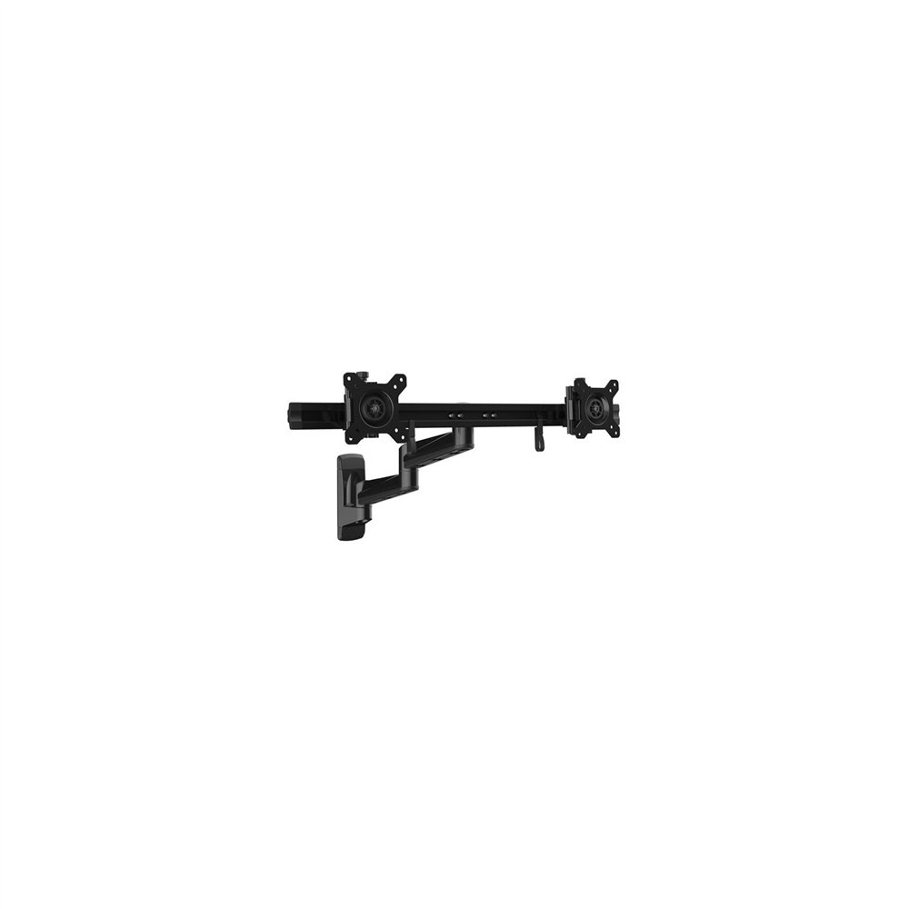 startech.com brazo de soporte vesa articulado de pared para 2 monitores de 15 a 24 pulgadas - de acero