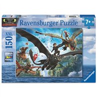puzzle como entrenar a tu dragon 2 xxl 150pzs