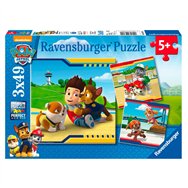 puzzle patrulla canina paw patrol 3x49pz