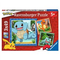 puzzle pokemon 3x49pzs