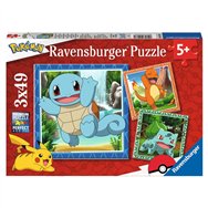 puzzle pokemon 3x49pzs