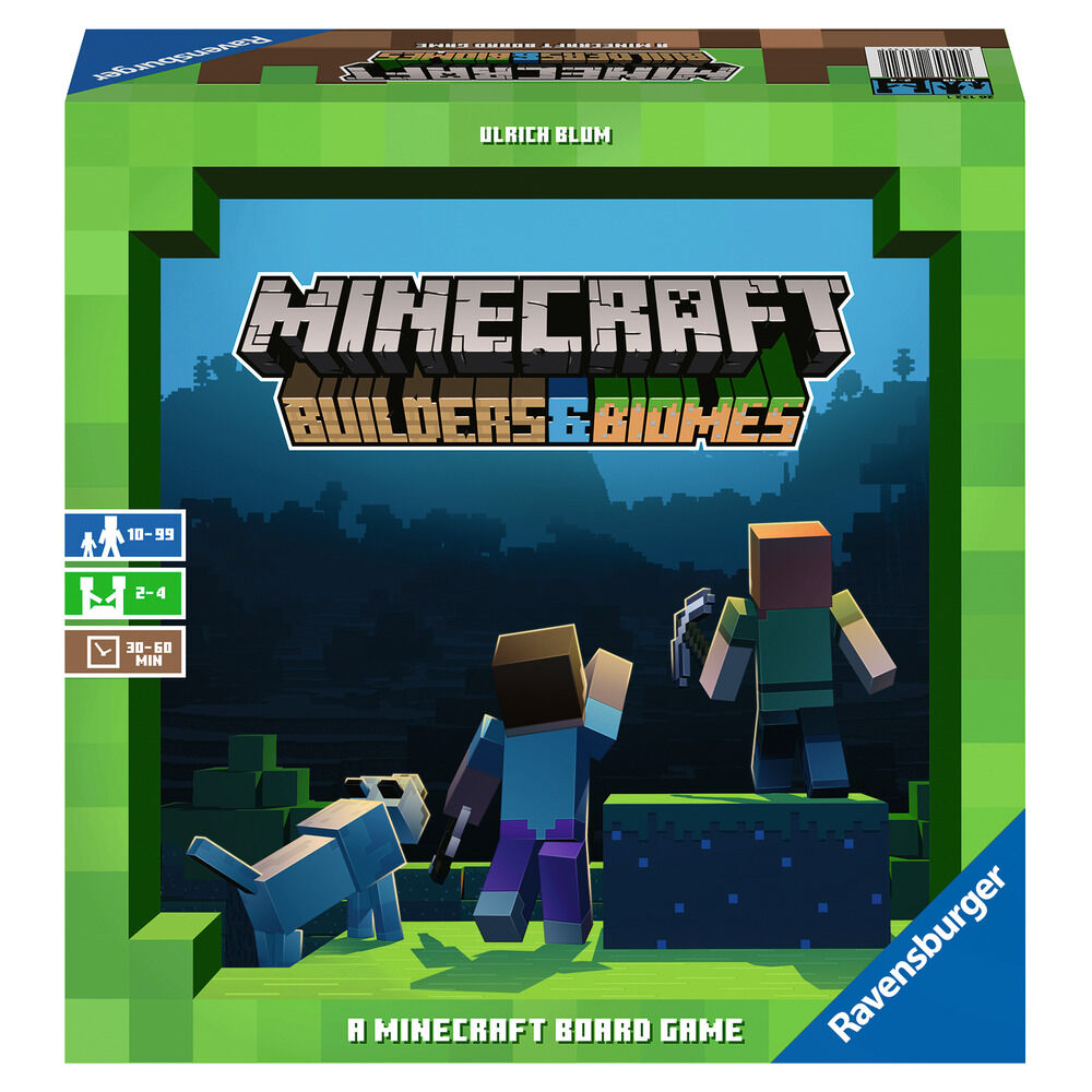 juego de mesa builders & biomes minecraft