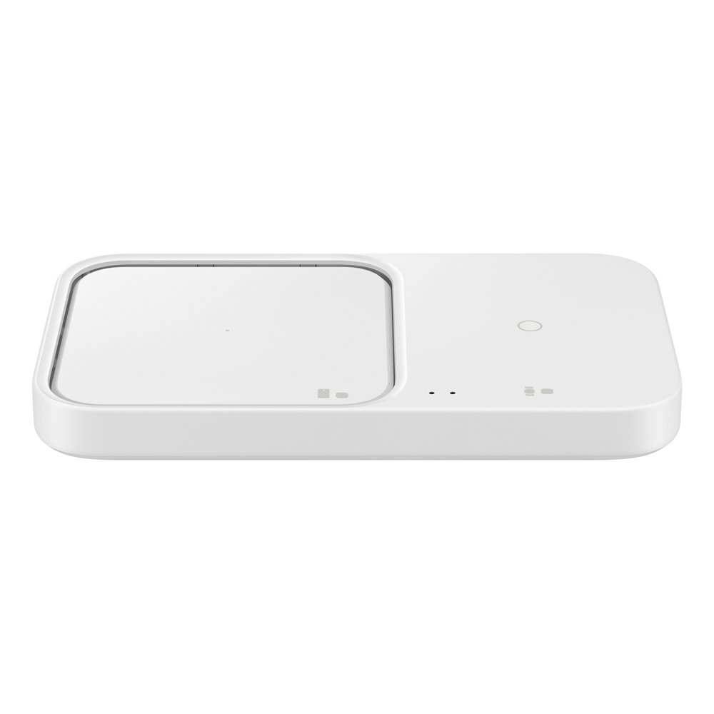 samsung ep-p5400 cargador inalámbrico super rapido duo blanco