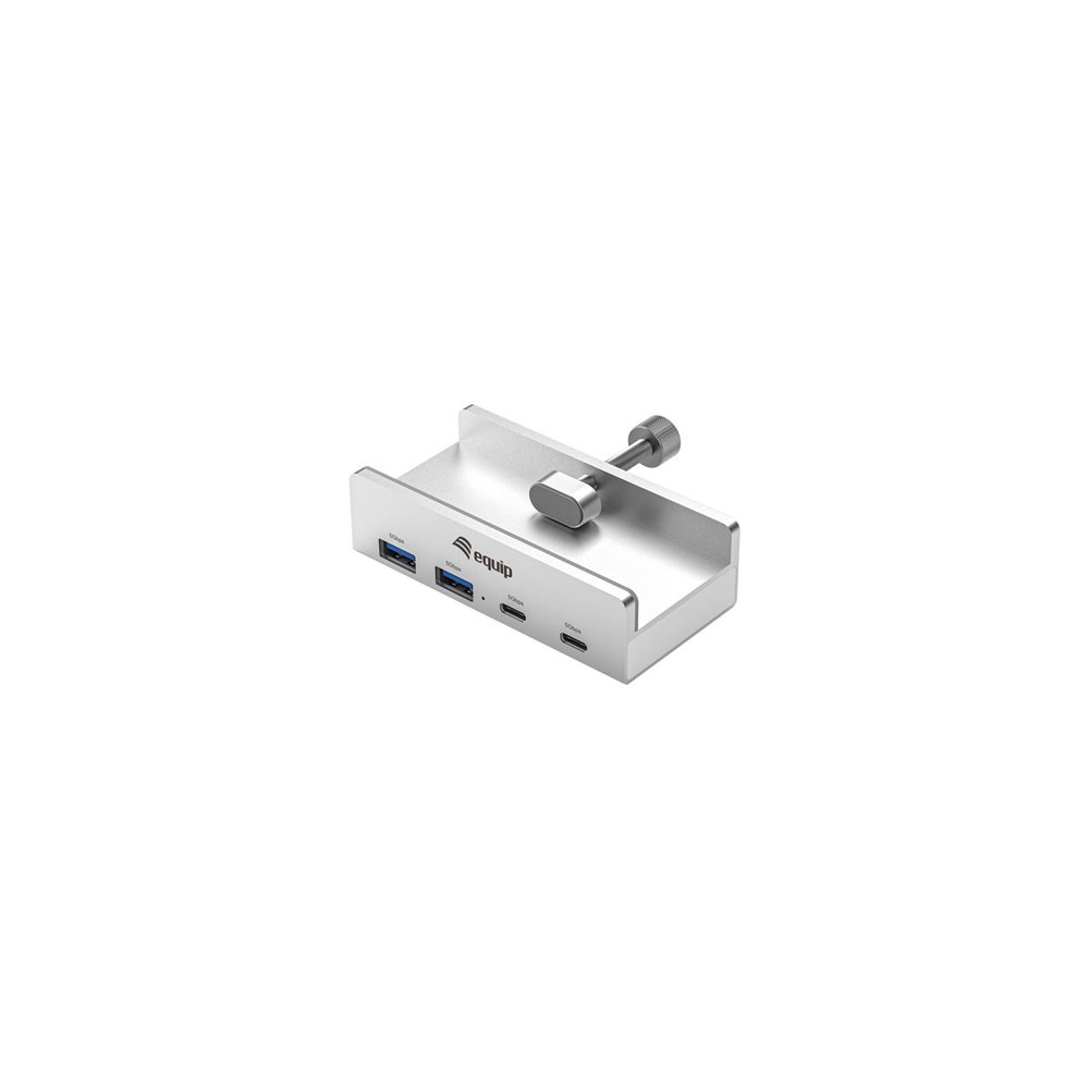 equip 128967 hub de interfaz usb 3.2 gen 1 (3.1 gen 1) type-a 5000 mbit/s aluminio