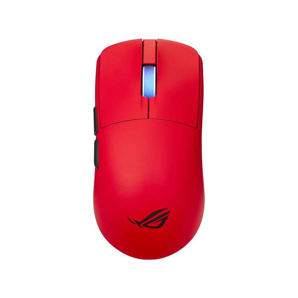 asus rog harpe ii ace red ratón juego mano derecha rf wireless + bluetooth + usb type-a óptico 42000 dpi