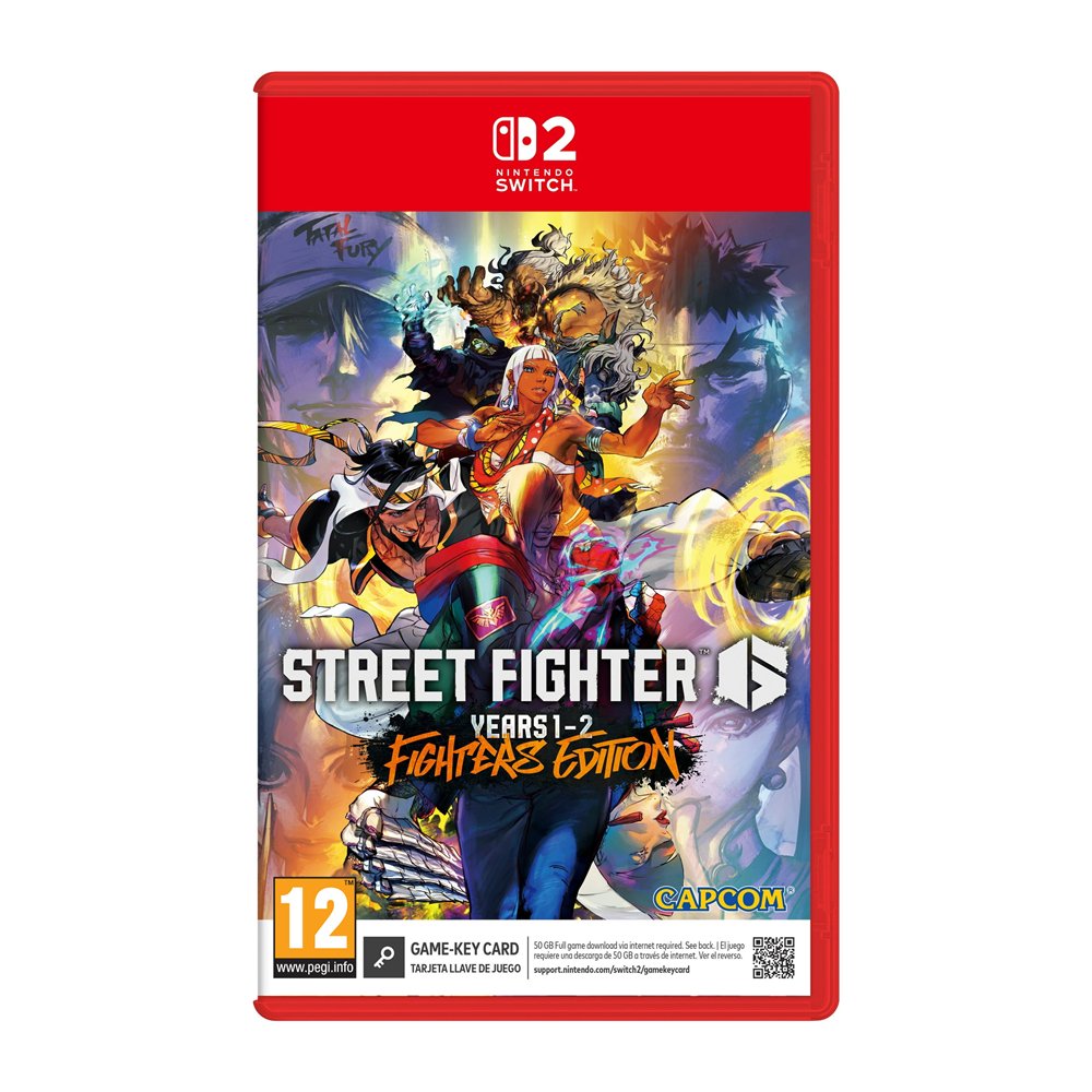 nintendo street fighter 6: year 1-2 fighters edition (switch 2) plurilingüe nintendo switch 2