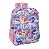 mochila hello kitty & friends 42cm adaptable