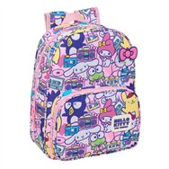 mochila hello kitty & friends 34cm adaptable