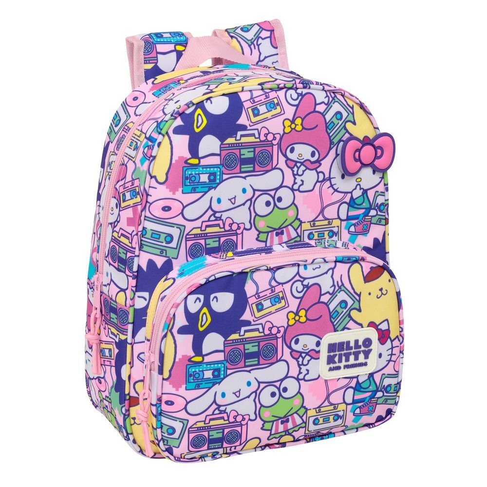 mochila hello kitty & friends 34cm adaptable