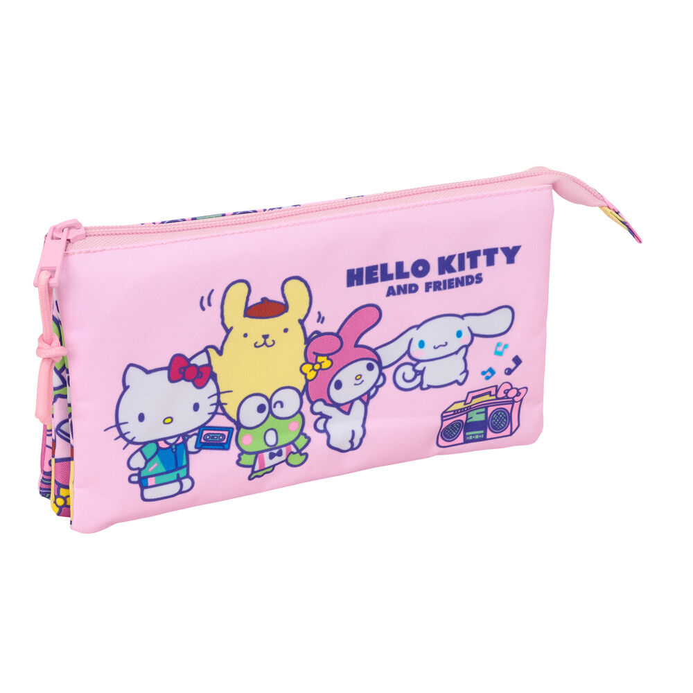 portatodo hello kitty & friends triple