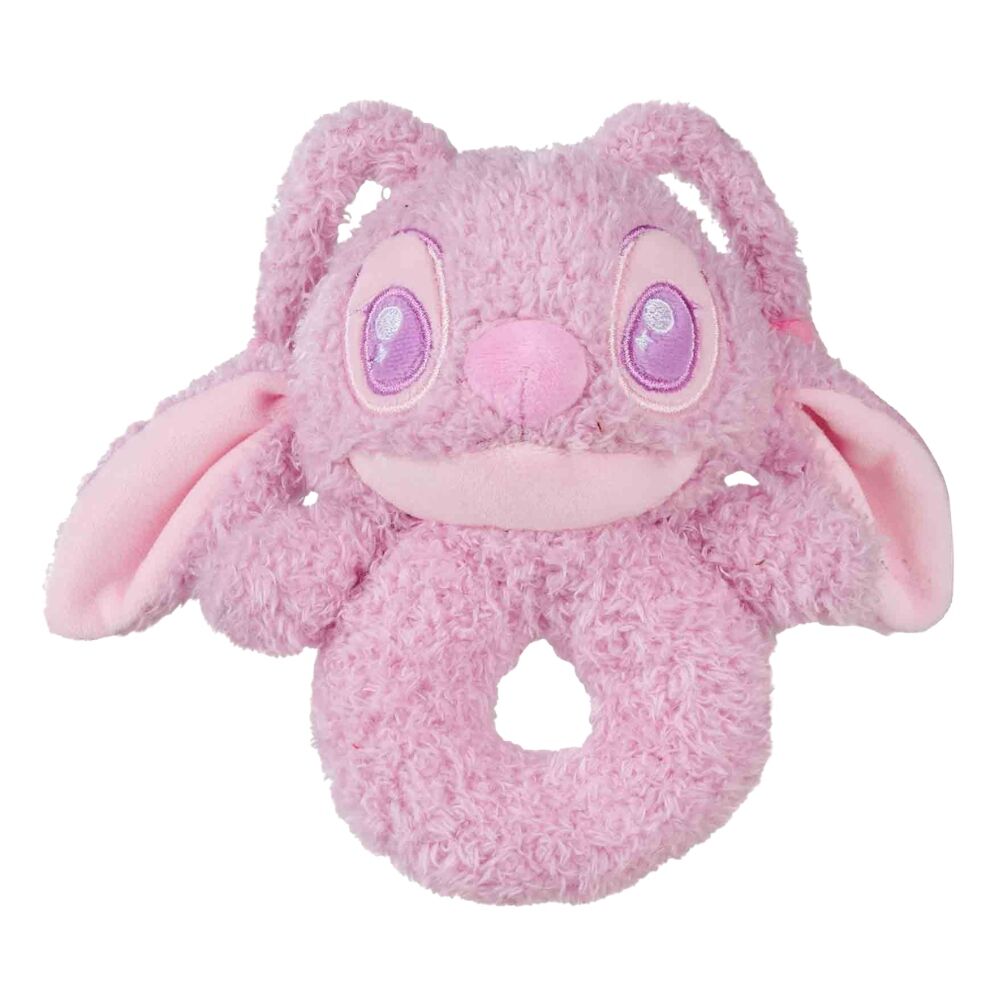 peluche sonajero angel stitch disney