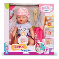 muñeca lena cuidaditos baby born 36cm