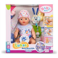 muñeco lukas baño divertido baby born 36cm