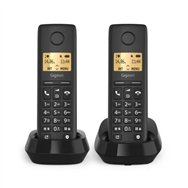 telefono gigaset basic 100 black duo