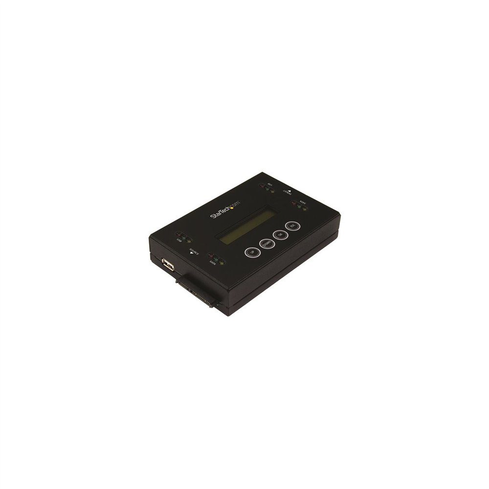 startech.com borrador y clonador de unidades de disco sata de 2,5 y 3,5 - copiador de unidades de memoria flash usb