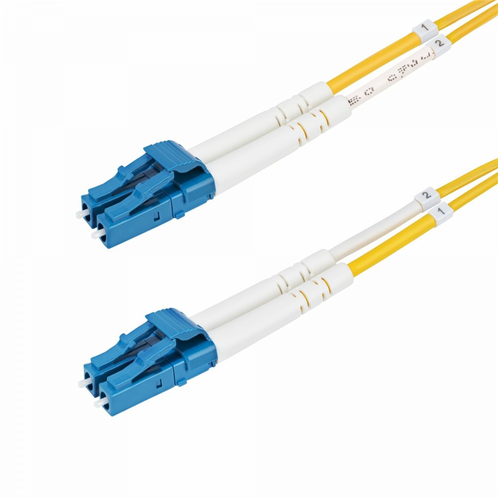 startech.com cable de fibra í“ptica dúplex lc a lc (upc) os2 monomodo de 50m - 9/125âµm - 10g - resistente a dobleces - low inse