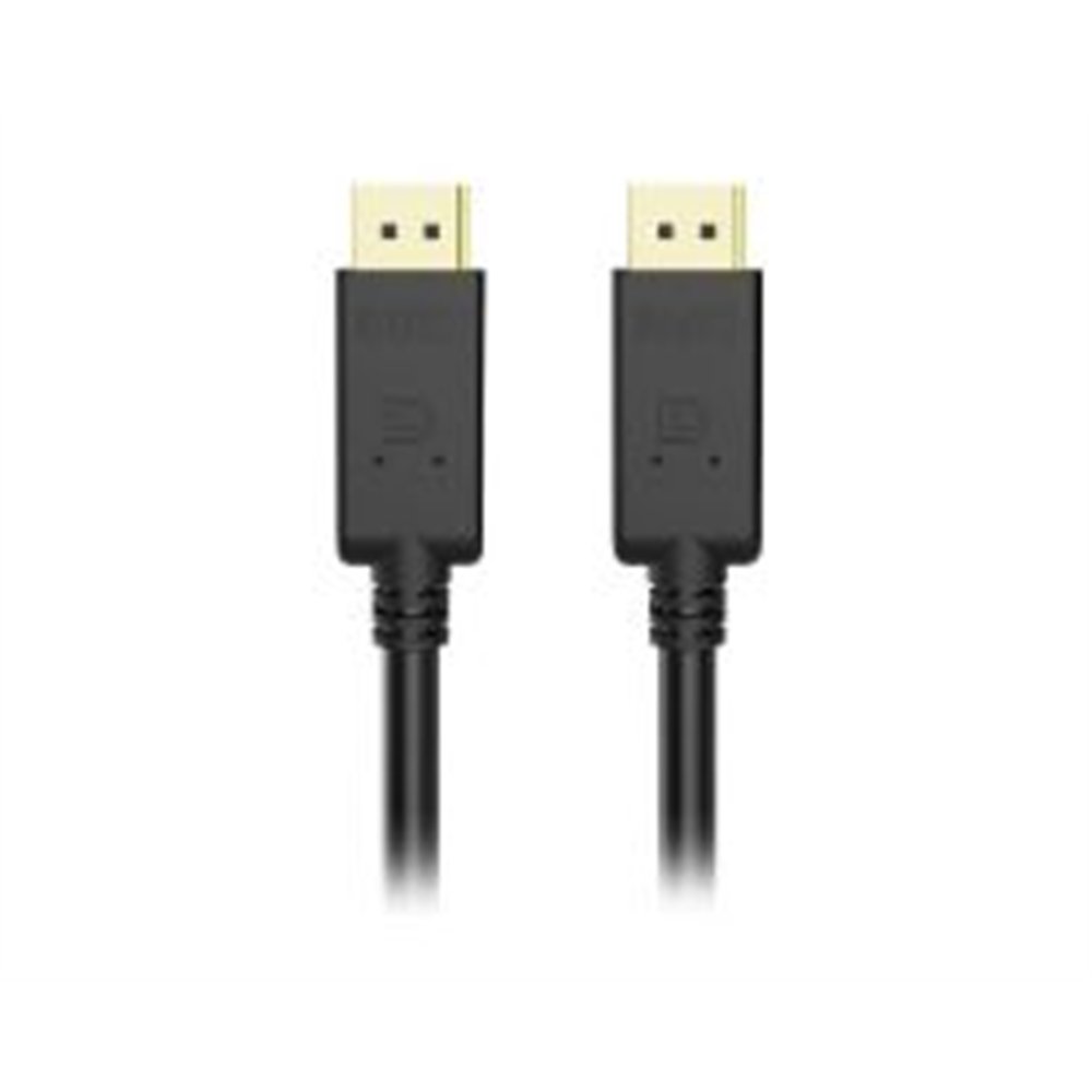 cable nilox dp 1.2 4k m/m 3m negro (nxdp-1.2-3)