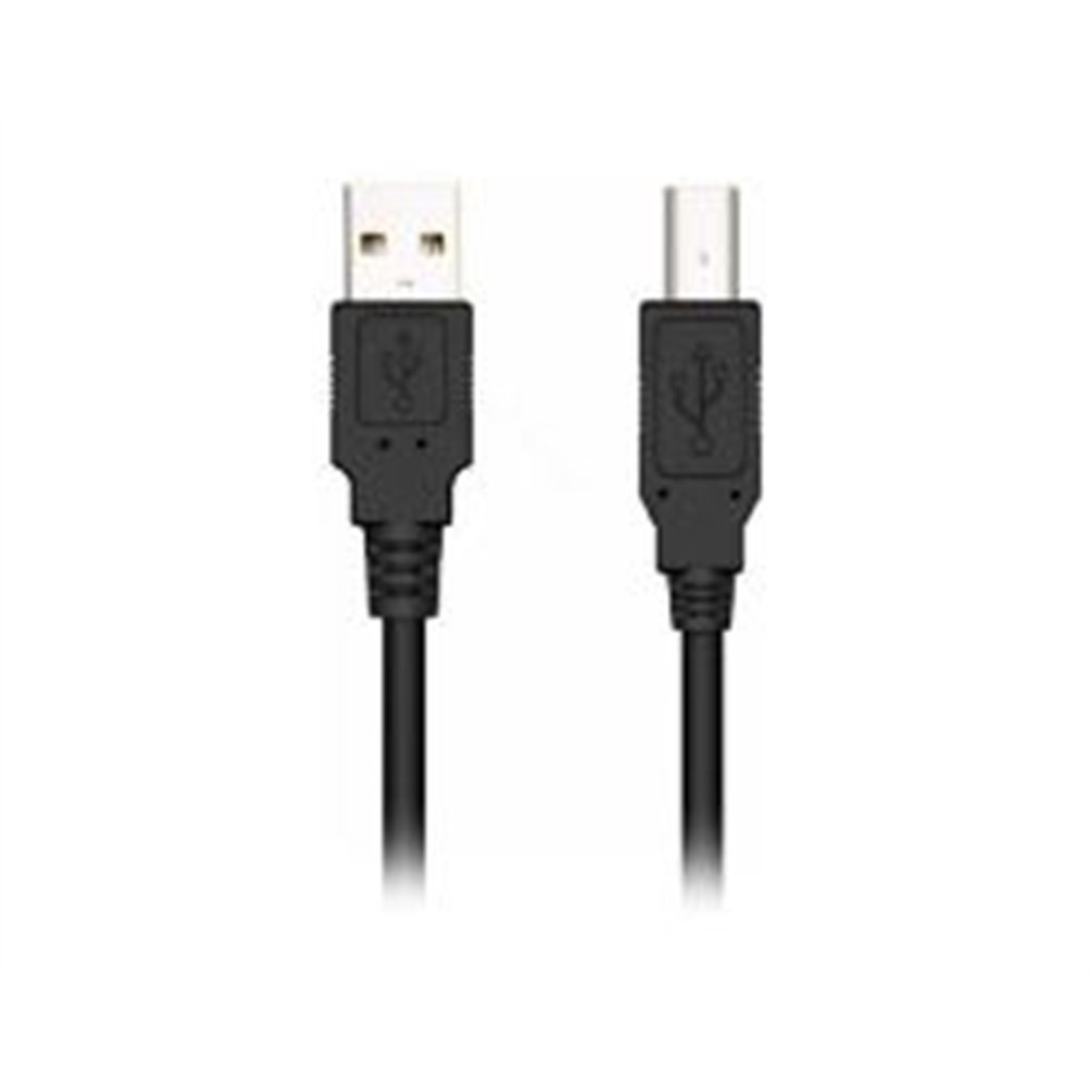cable nilox usb-a/m a usb-b/m 1.8m negro (nxusb2-ab-2)