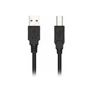 cable nilox usb-a/m a usb-b/m 3m negro (nxusb2-ab-3)