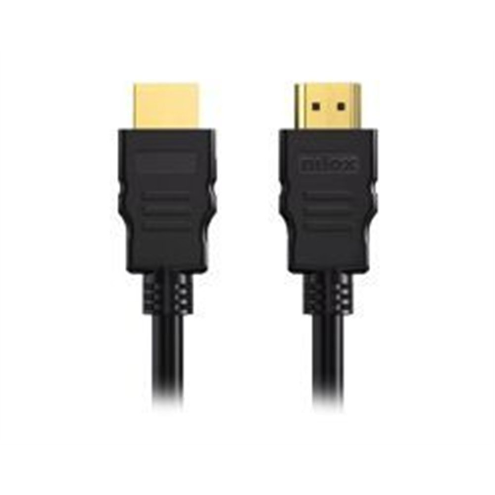cable nilox audio-video 4k negro (nxhdmi-1.4-1.5)