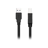 cable nilox usb-a/m a usb-b/m 1.8m negro (nxusb3-ab-2)