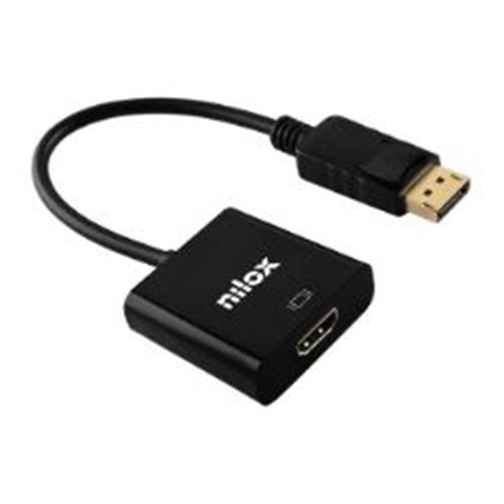 adaptador nilox dp/m a hdmi/h negro (nxadapdpmhdmif)