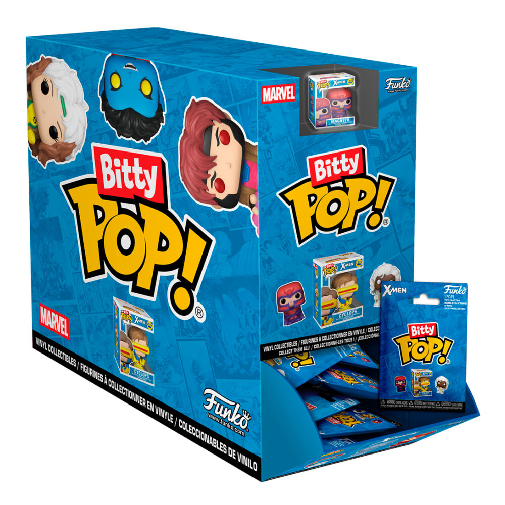 figura mystery bitty pop marvel x-men surtido