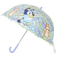 paraguas manual transparente bluey 48cm