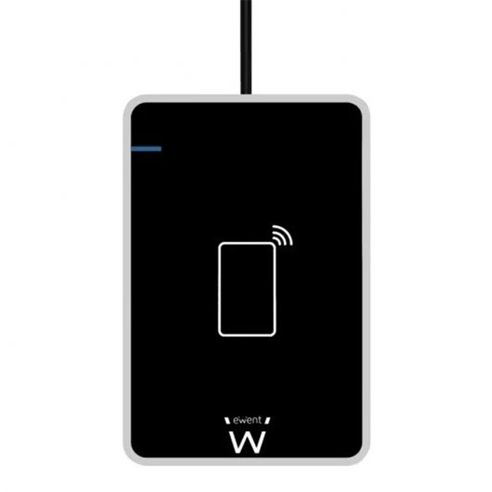 lector de tarjetas ewent dnie nfc black