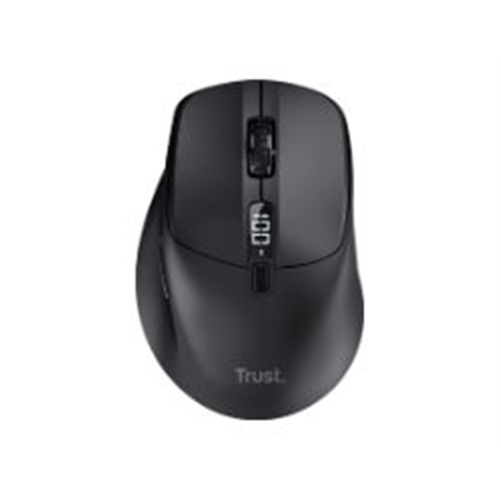 ratón trust zevo rf wireless/bluetooth negro (25991)