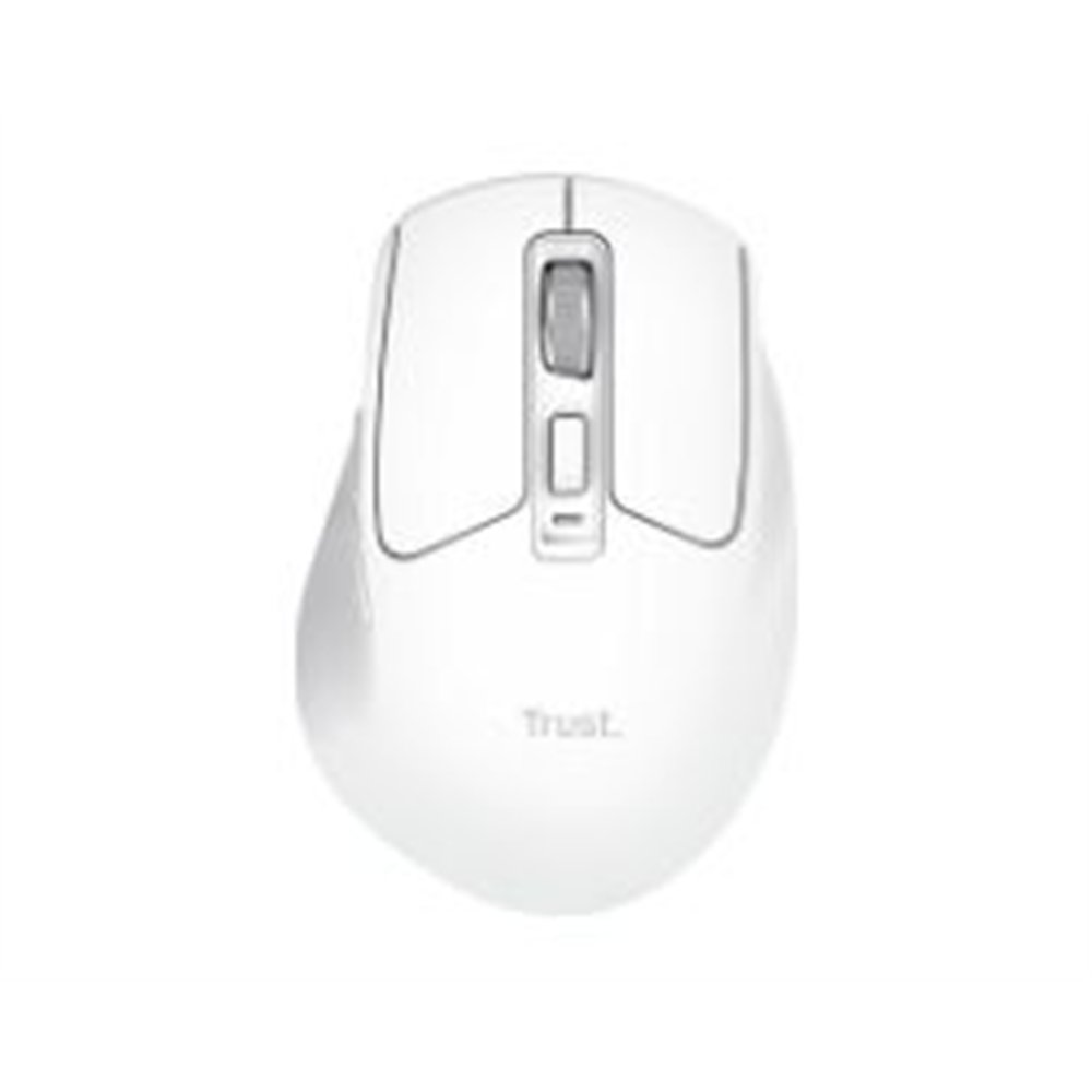 ratón trust niven rf wireless/bluetooth blanco (26022)