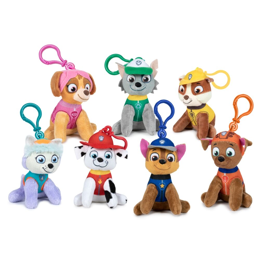 peluche llavero patrulla canina paw patrol 10cm surtido