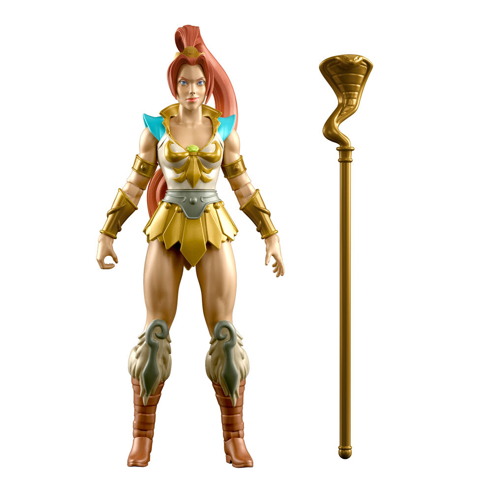 figura teela cartoon collection origins master of the universe 14cm